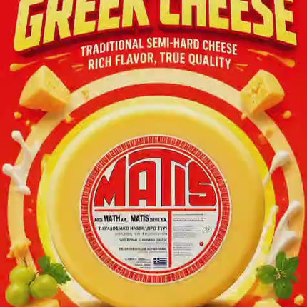Matis Käse Produktfoto – beliebte griechische Käsespezialität für Genießer.