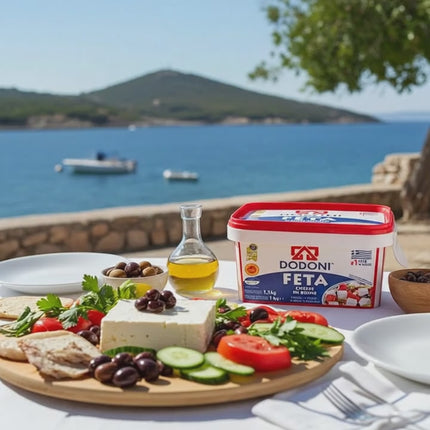 Griechischer Feta Käse 1kg im Salzlake Eimer Dodoni