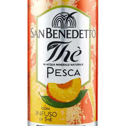 24er-Pack San Benedetto Eistee Pfirsich Zero (330 ml) – Zuckerfreier Pfirsich-Eistee mit fruchtigem Geschmack. Perfekt für bewusste Erfrischung und Genussmomente. Angebot von GEtca GmbH.