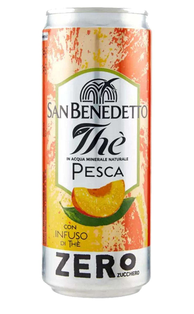 24er-Pack San Benedetto Eistee Pfirsich Zero (330 ml) inkl. Pfand – Zuckerfreier Pfirsich-Eistee mit fruchtigem Geschmack. Perfekt für bewusste Erfrischung und Genussmomente. Angebot von GEtca GmbH.