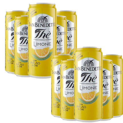 24er-Pack San Benedetto Eistee Lemon (330 ml) – Erfrischender Zitronen-Eistee mit ausgewogenem Geschmack. Perfekt für eine kühle Pause. Angebot von GEtca GmbH.