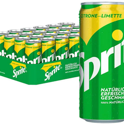 24er-Pack Sprite Dosen (330 ml) inkl. Pfand – Spritzige Zitronenlimonade mit erfrischendem Geschmack. Perfekt für jeden Durstmoment. Angebot von GEtca GmbH.