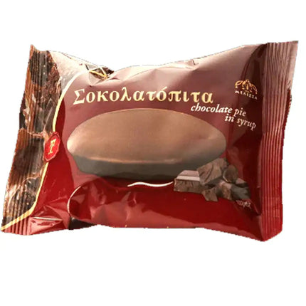 Toumpourleka Sokolatopita 100g – griechischer Schokoladenkuchen mit saftigem Teig und intensivem Schokoladengeschmack.