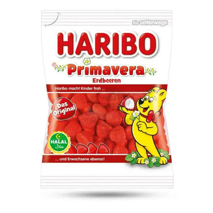 Haribo Primavera Strawberries (Cilex) Helal 80g
