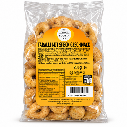 Puglia Sapori Taralli Speck 200 g