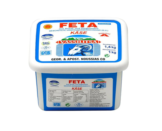 Griechischer Feta 1kg 43% Fett i.Tr. in Lake