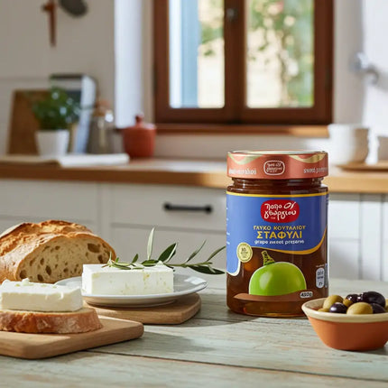 Trauben eingelegt in Sirup (450g) Papageorgiou